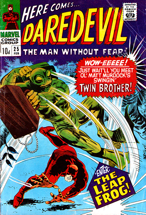 Daredevil 25  Leap Frog by Gene Colan