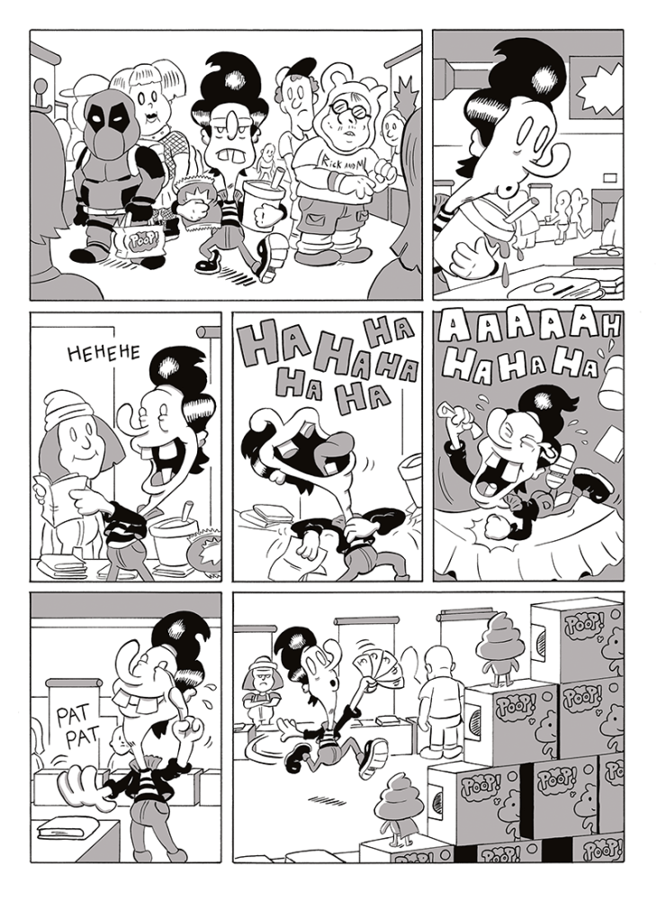 Strip 'Oh Boy' by Mat Greaves from Blat issue 2