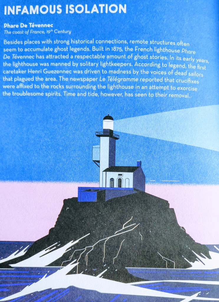 An Illustrated History of Ghosts - a haunted lighthouse.