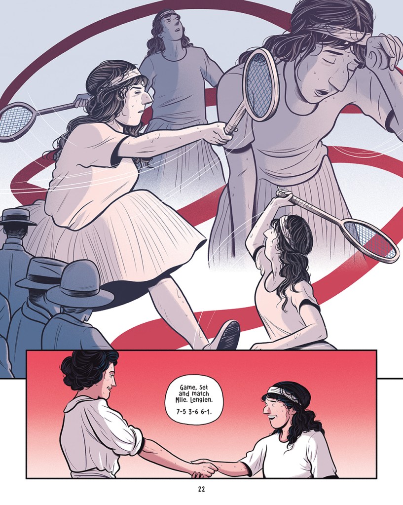 Panels from Suzanne - The Jazz Age Goddess of Tennis by Tom Humberstone 