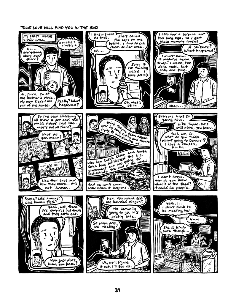 True Love Will Find You In The End. Page with panels from Day and Age Year Two.