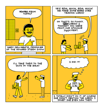 Four panels from a comic book