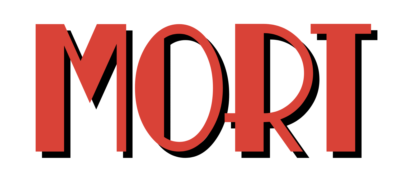 Logo for the comic Mort